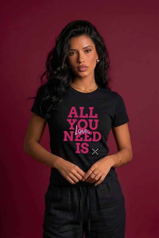 Printed Cotton Tee (Needs love)
