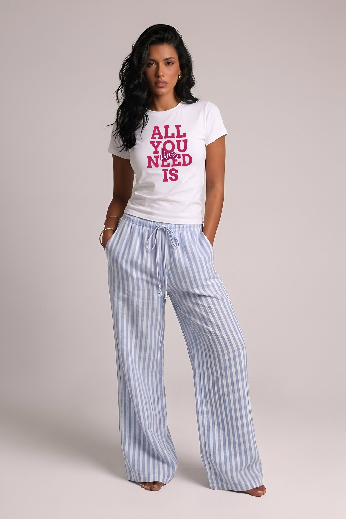 Printed Cotton Tee (Needs love)