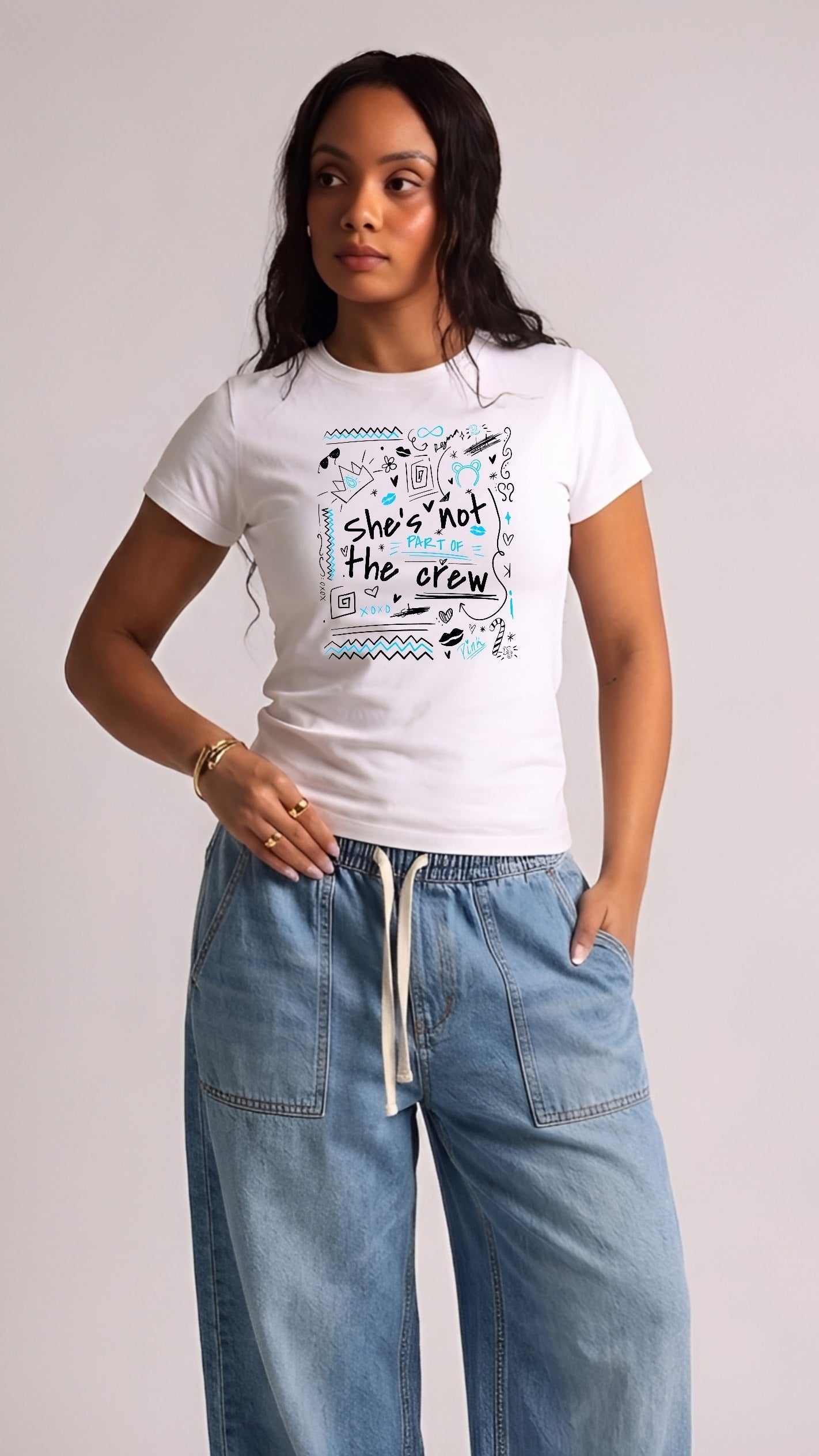 Printed Cotton Tee (Part of crew)